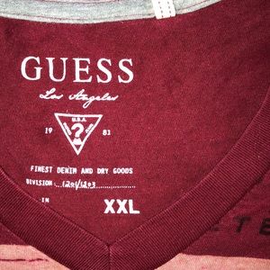 Red graphic (GUESS) XXL TEE